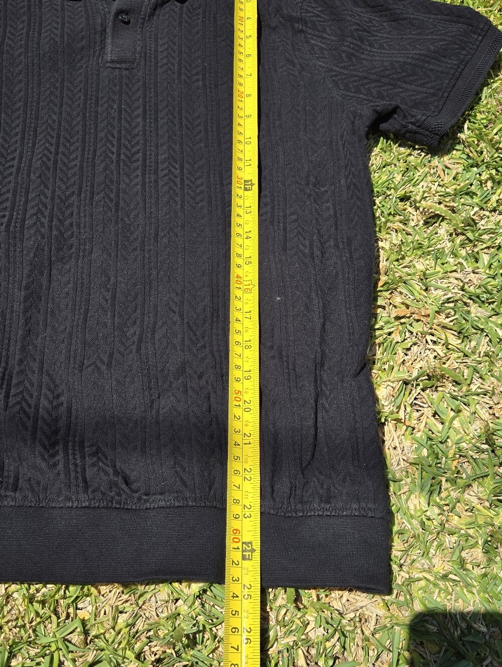 Ben Sherman Black Cotton Polo Shirt - Picture 3 of 5